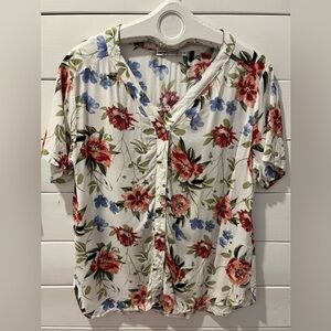 Floral Viscose Blouse - Koton Plus (Size 46 / UK 20)